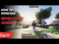 How to download revolution shader || Day 9 || #mcpe #shaders 