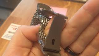 Original Flat Shark Mesh Bracelet Review for nato9boutique