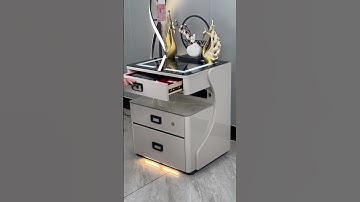 This year’s popular smart bedside table! Multifunctional bedside table safe integrated cabinet