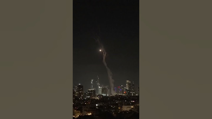 WATCH: Missiles Rock Tel Aviv As Israel Comes Under Attack