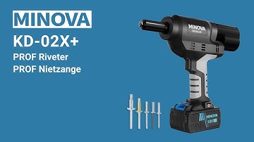 KD-02X+ Cordless Brushless Rivet Tool (Optional Battery Adapters) #tools #rivet #electric
