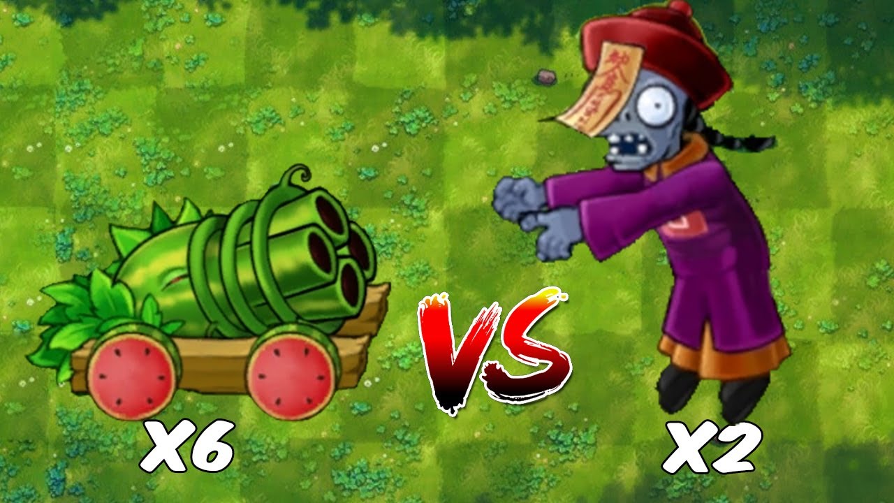 PVZ Fusion - 6 Fusion Plants Vs 2 New Zombies - Who will win?