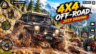 4x4 Jeep off-road game simulator 3d  driving Dirve gameplay @DSGameX screenshot 2
