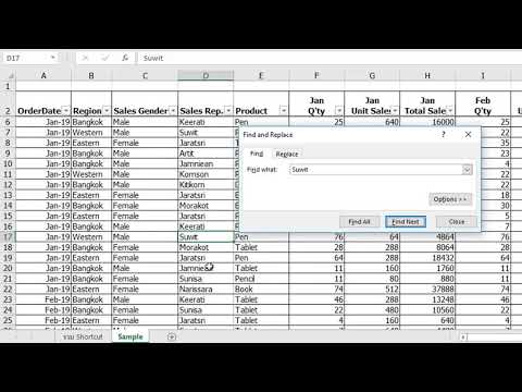 รวม 60 คีย์ลัด (Shortcut) Excel ที่ควรรู้ถ้าอยากทำงานไวขึ้น Part 1/4