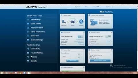 Linksys WRT1900AC settings overview Parental Control