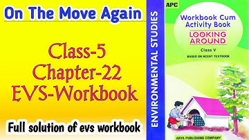 On The Move Again Class‐5 Chapter‐22 EVS‐Workbook fully solved exercise @NCERTTHEMIND