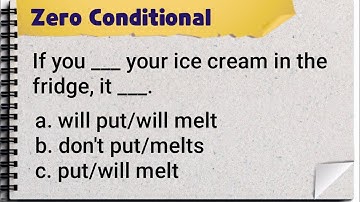 Zero Conditional || quiz