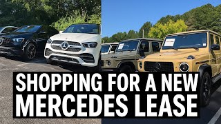 “Exploring Options for Leasing a New Mercedes.”