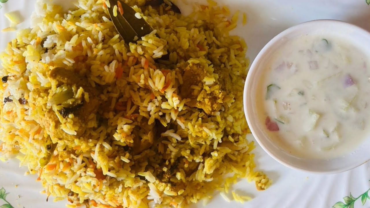 Chicken Biryani Best chicken Biryani with normal rice 🍖🍗 YouTube