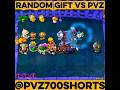 Random Gift Vs Plants Vs Zombies #pvz #pvz2 #youtubeshorts #shorts