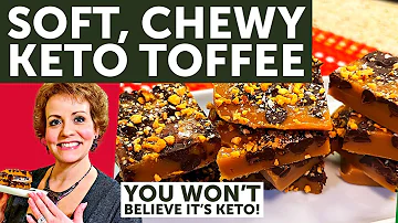 Keto Chewy Caramel Toffee - Soft, Chewy and Unbelievably Delicious
