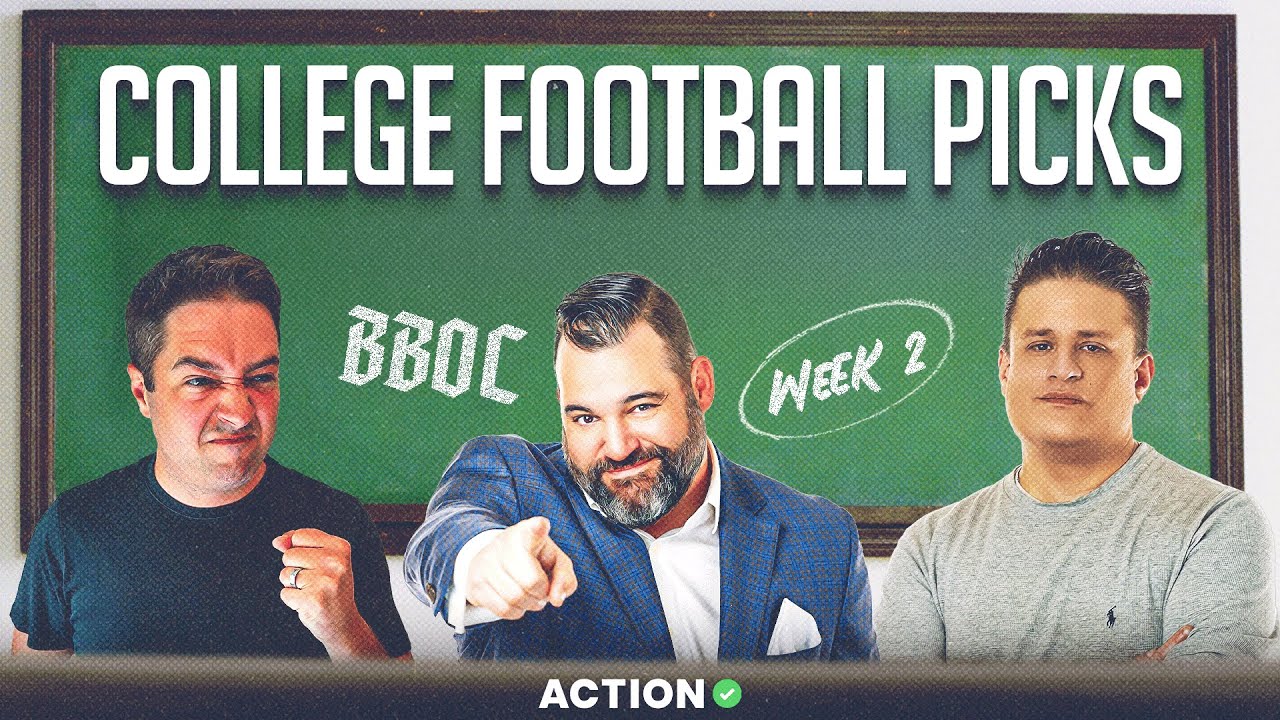 Expert College Football Picks For Week 2! | College Football Best Bets & Props On BBOC article feature image