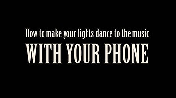 play lights following music with Koogeek P1