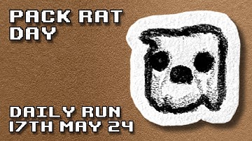 The Binding of Isaac | Special Daily Run (Pack Rat Day) 17th May 2024