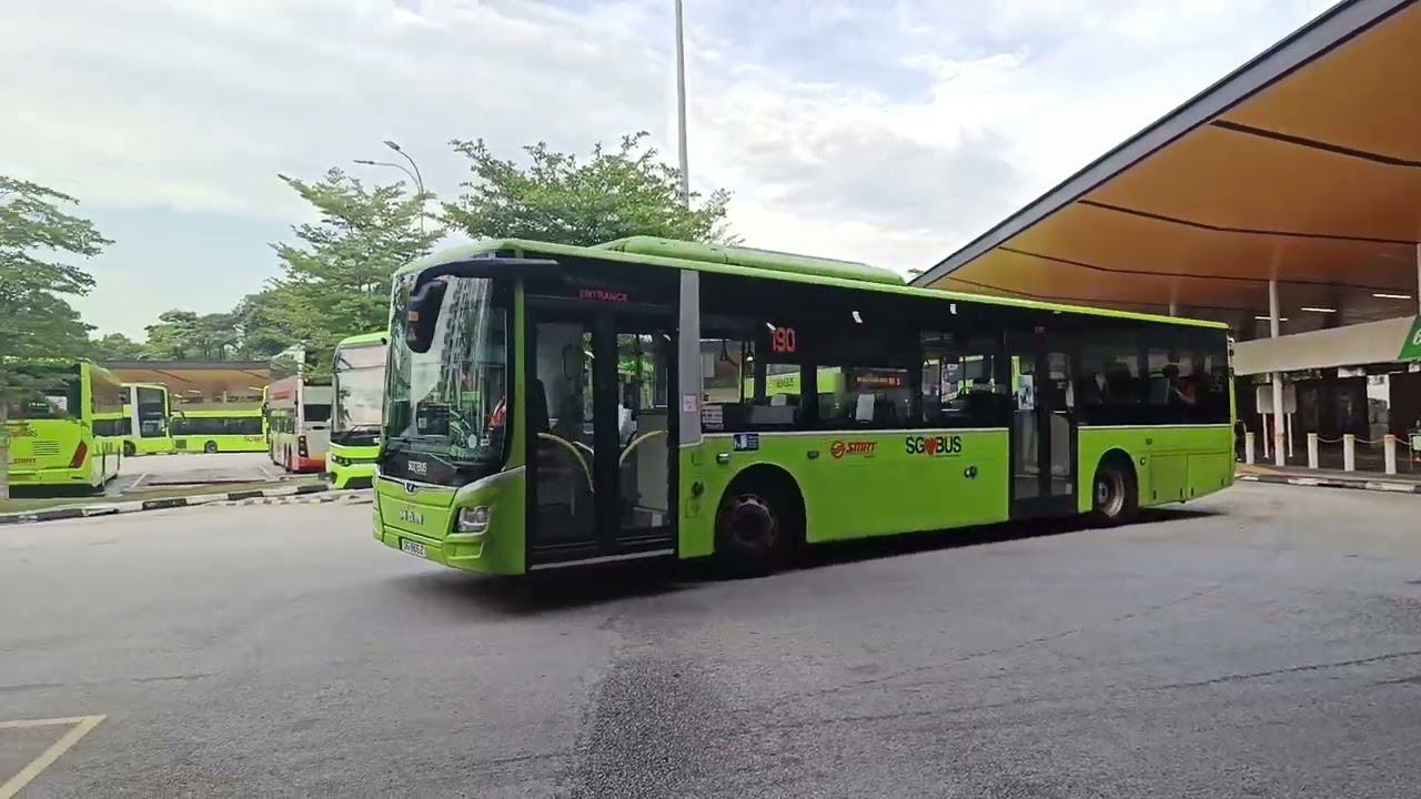 SMRT) SG1806Z On Service 190 Departing Choa Chu Kang Interchange