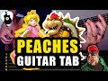 Como Tocar Peaches (Canción de Super Mario Bros) en guitarra acústica | Tablatura TCDG
