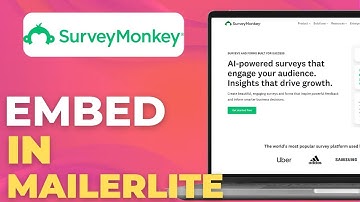 How To Embed Surveymonkey Form In Mailerlite  2025  Step by Step
