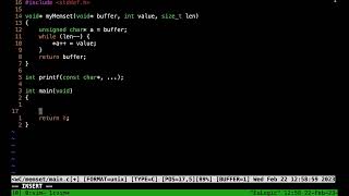 ASMR Programming - Writing my own memset in C