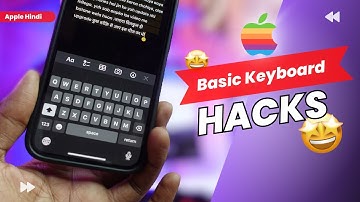 iPhone Crazy Keyboard Hacks - Part 2 🔥  @applehindi  ​