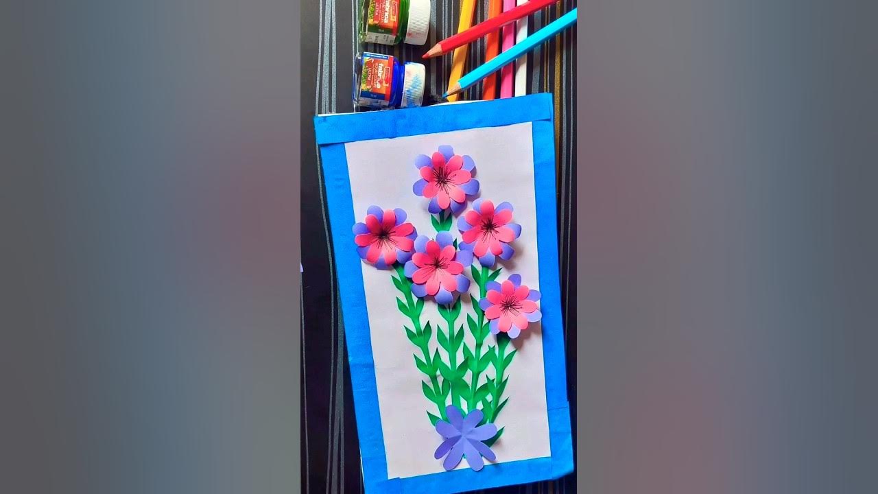 DIY Paper Flower Making Paper Craft Home Decor Ideas With Paper diy-paper-flower-making-paper-craft-home-decor-ideas-with-paper