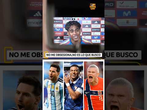 🔵🔴 Lamine Yamal:"No me obsesiona,son 10 años mayor que yo"#mundial #lamineyamal #futbol