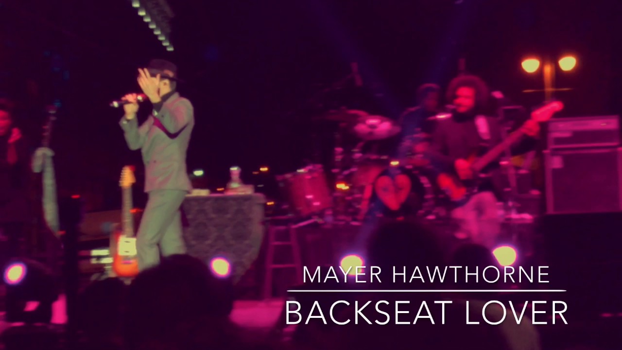 Mayer Hawthorne Backseat Lover YouTube
