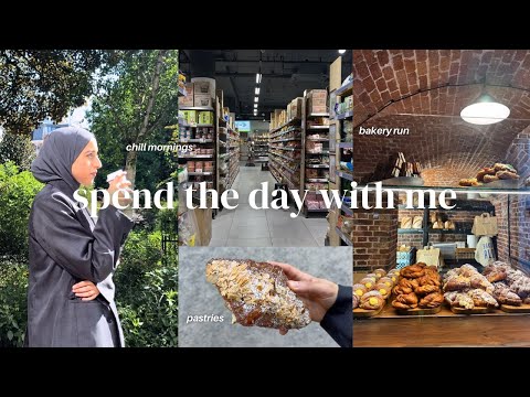 Spend the day with me | cozy vlog, bakery, morning coffee, asian food haul thumbnail