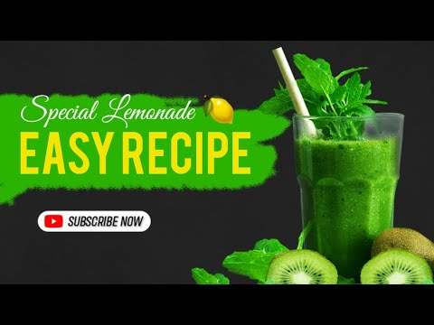 How To Made Perfect mint Lemonade Very Easy Recipe 👍👌من السهل عصير الليمون محلية الصنع