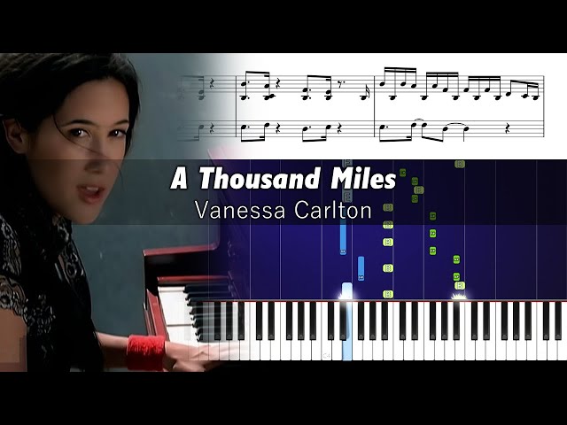 Vanessa Carlton - A Thousand Miles - Accurate Piano Tutorial with Sheet Music - YouTube vanessa-carlton-a-thousand-miles-accurate-piano-tutorial-with-sheet-music-youtube