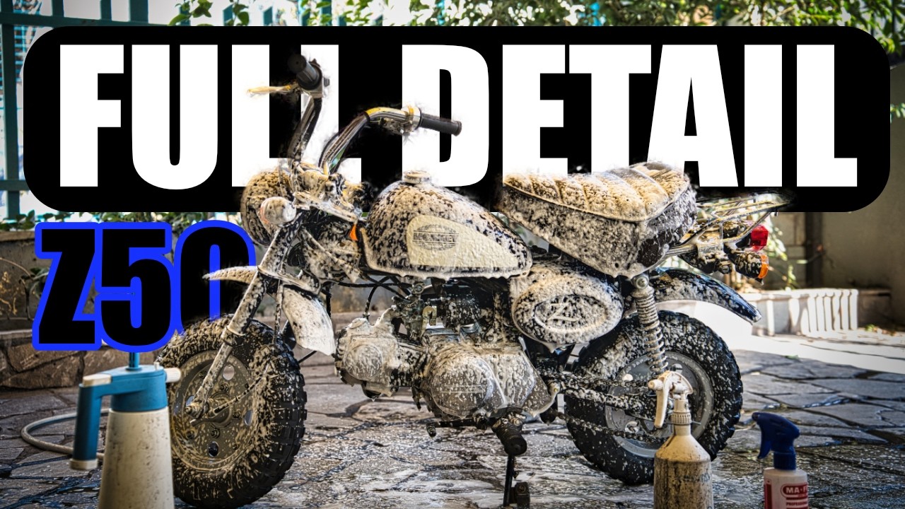 1996 HONDA MONKEY Z50 -FULL DETAIL - Motorcycle Detail - YouTube