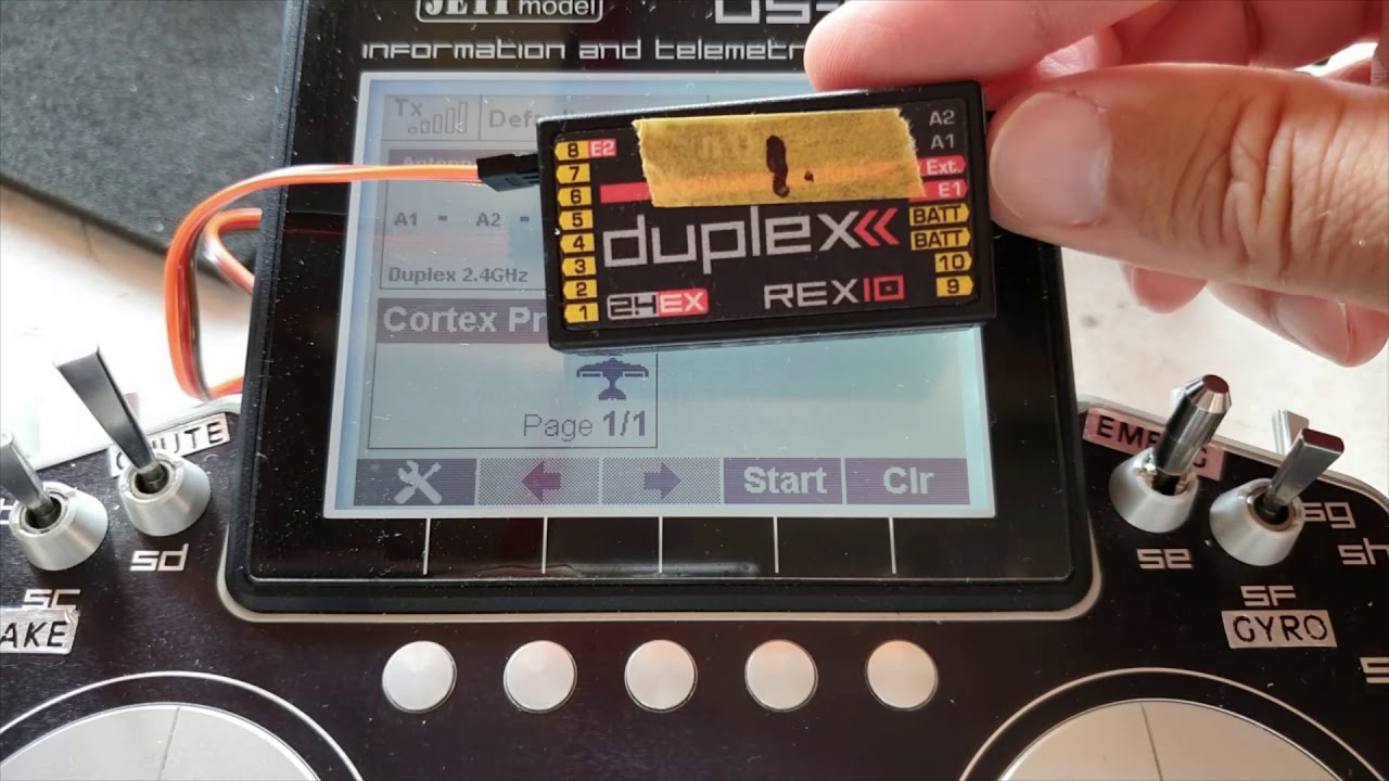 Jeti Cortex Pro gyro YouTube