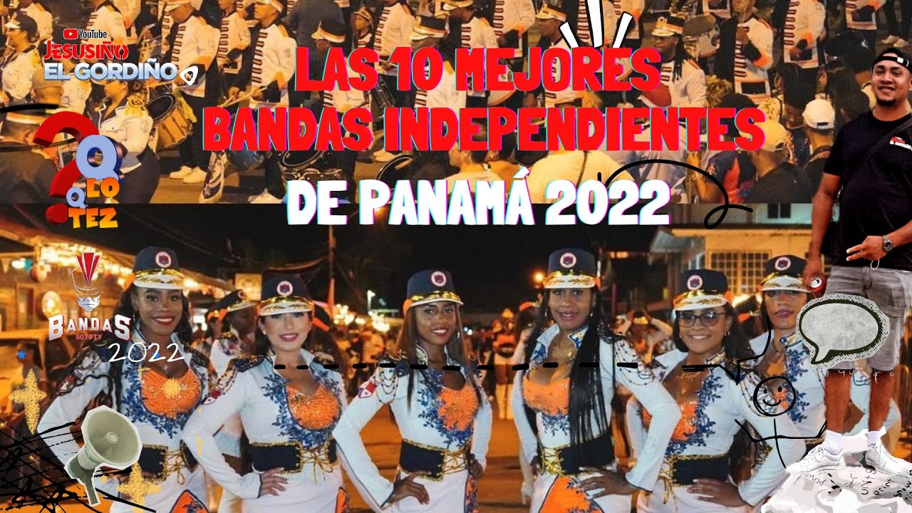 LAS 1O MEJORES BANDAS INDEPENDIENTES DE PANAMÁ 2024 🏆🇵🇦🇵🇦 #JESUSIÑOELGORDIÑOTV #bandasindependentes