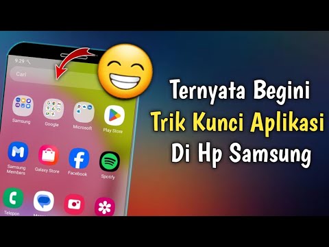 Cara Mengunci Aplikasi Di HP Samsung Dan Android - YouTube