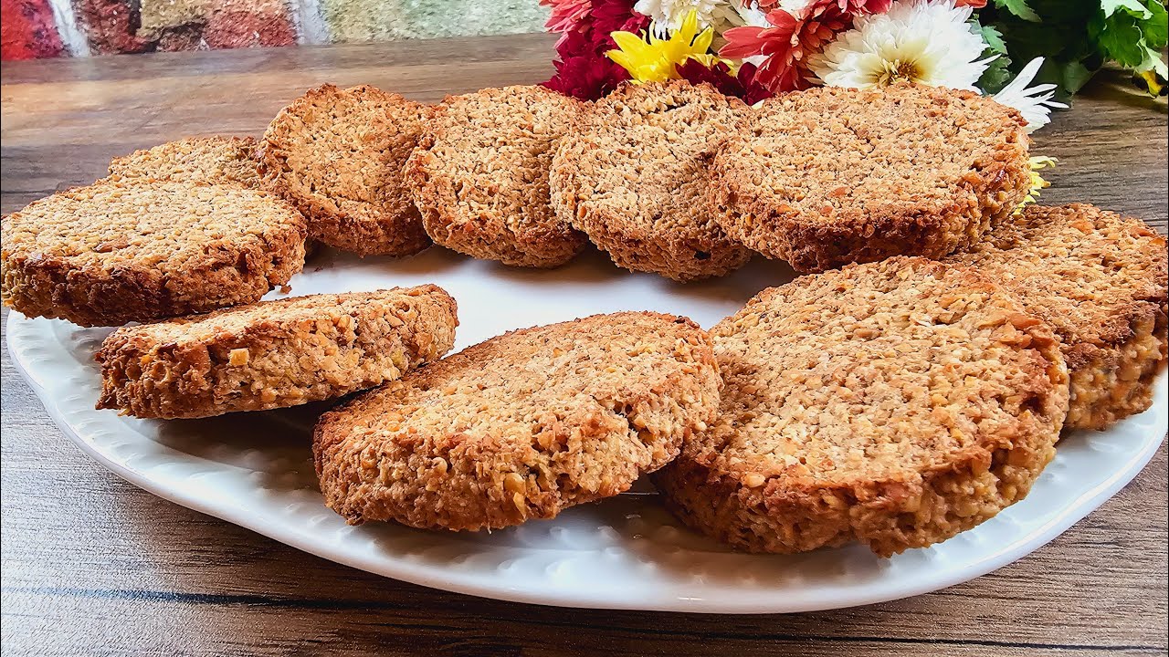 Вкусное диетическое печенье с овсом и яблоками за 5 минут! Без сахара! Не содержит глютен!