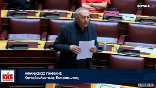 Θ. Παφίλης: Το ΝΑΤΟ είναι παράγοντας αστάθειας, δεν αναγνωρίζει σύνορα στο Αιγαίο και στην περιοχή