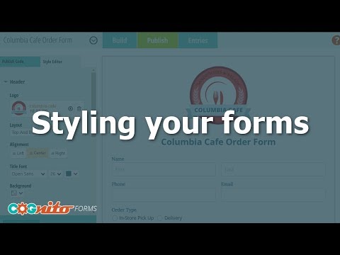 Styling Your Forms - Cognito Forms