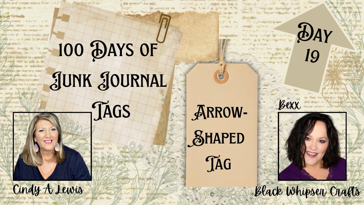 Добро пожаловать на 19-й день из 100 дней бирок для скрапбукинга! | Бирка в форме стрелы