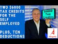 Two $6000 Tax Credits Plus, Ten Tax Deductions for the Self Employed