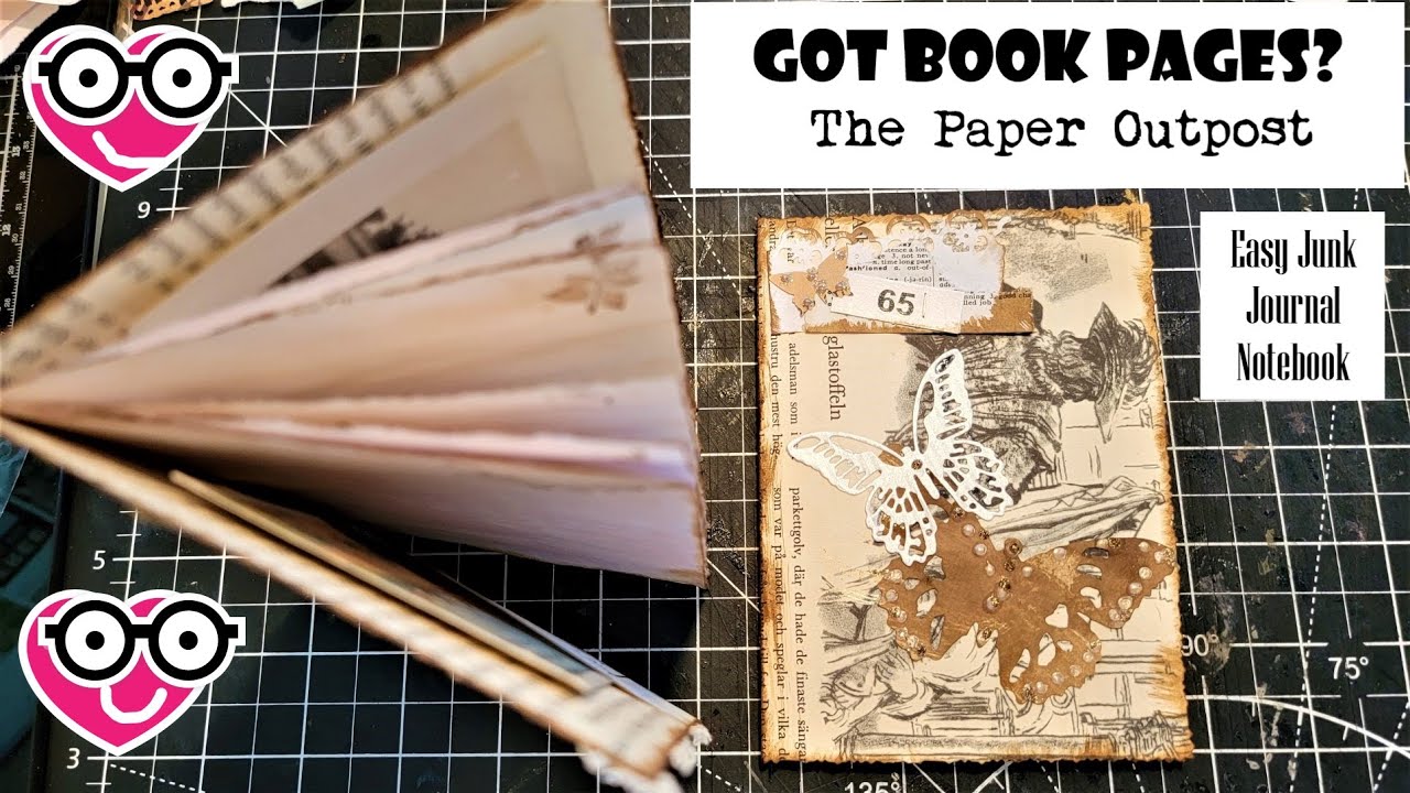 Junk Journal Supplies, 75+items, Vintage Book Pages, Rustic Scrapbook Papers