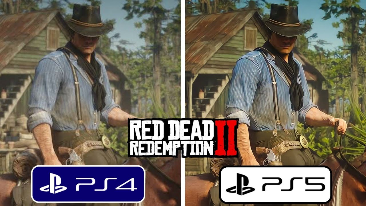 Red Dead Redemption 2 PS5 VS PS4 Pro Graphics Comparison First 10