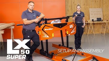 LX50SUPER 2025 Portable Sawmill Setup and Assembly | Wood-Mizer