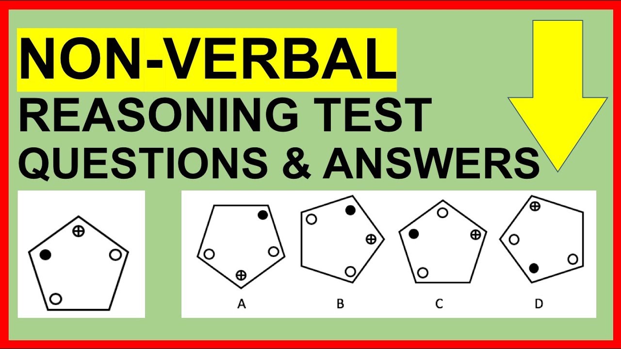 Non Verbal Reasoning Test Questions And Answers PASS YouTube