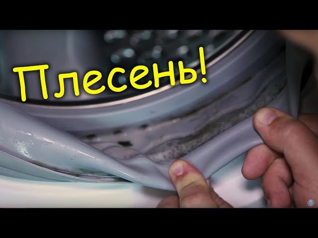 КАК ПОЧИСТИТЬ СТИРАЛЬНУЮ МАШИНУ от плесени 😱