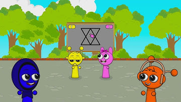 Sprunki Incredibox Simon And Pinki IQ Test Challenge🧩