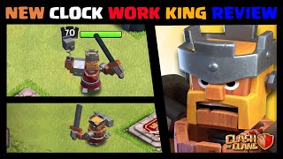 ClockWork King Skin Reviews (Clash of clans) | coc clock work king skin Review