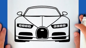 HOW TO DRAW A BUGATTI CHIRON