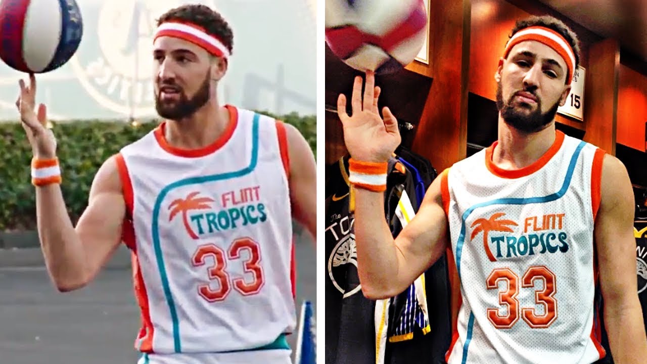 Will Ferrell dresses as 'Semi-Pro' character at Warriors game