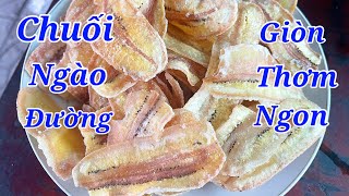 Cách làm Chuối ngào đường giòn ngon.Món ăn vặt tuổi thơ  | Bếp Nhà Mẹ Tôm.