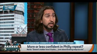 FIRST THINGS FIRST | Nick Wright RIPS Philadelphia Eagles For AWFUL Game, NO CHANCE At Super Bowl