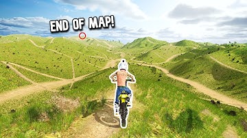 EXPLORING THE BIGGEST FREE RIDE MAP IN MX BIKES!